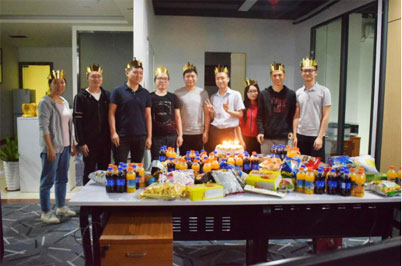 公司舉辦2019第一季度員工生日會